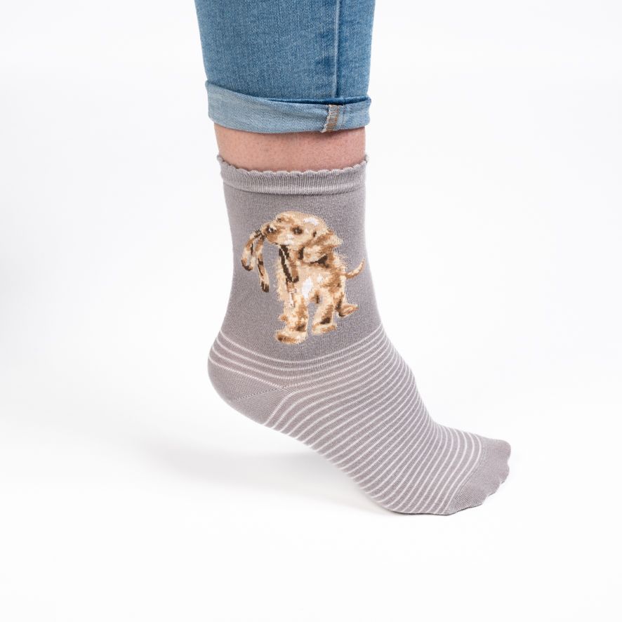 'HOPEFUL' LABRADOR SOCKS image 1