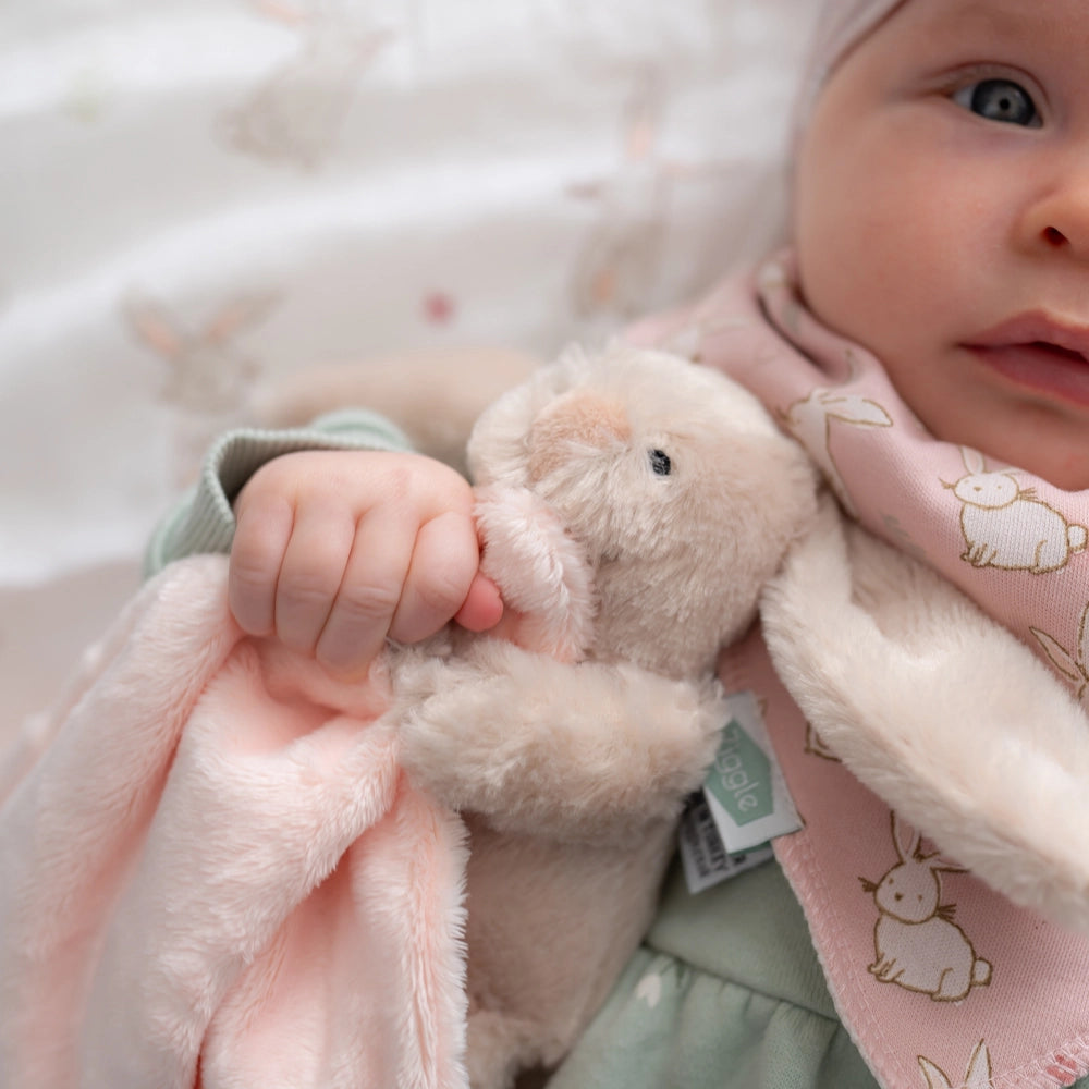 Beige Bunny Comforter Blanket