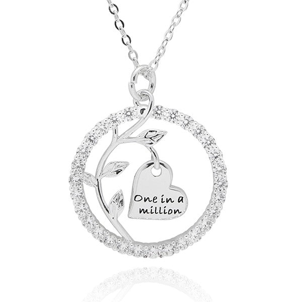 Natures Words Silver Plated Necklace One In A Million