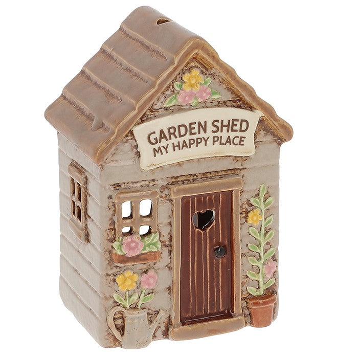 Village Pottery Garden Shed Tealight Holder