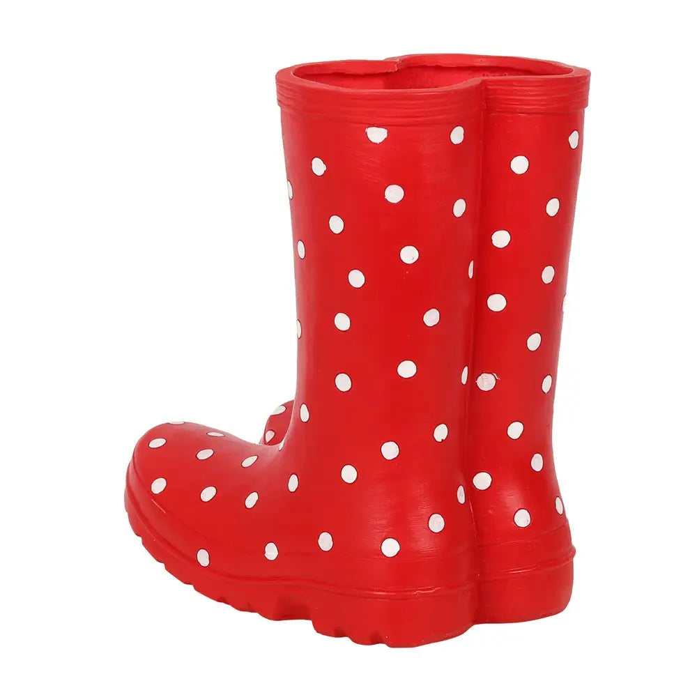Red Welly Boot Planter image 1