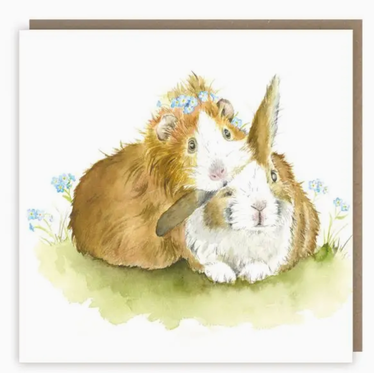 wiggles & whiskers greeting card
