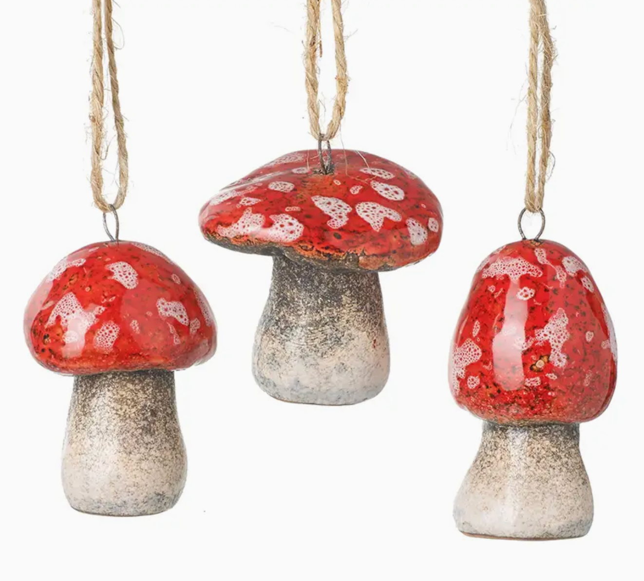 small hanging toadstool mix