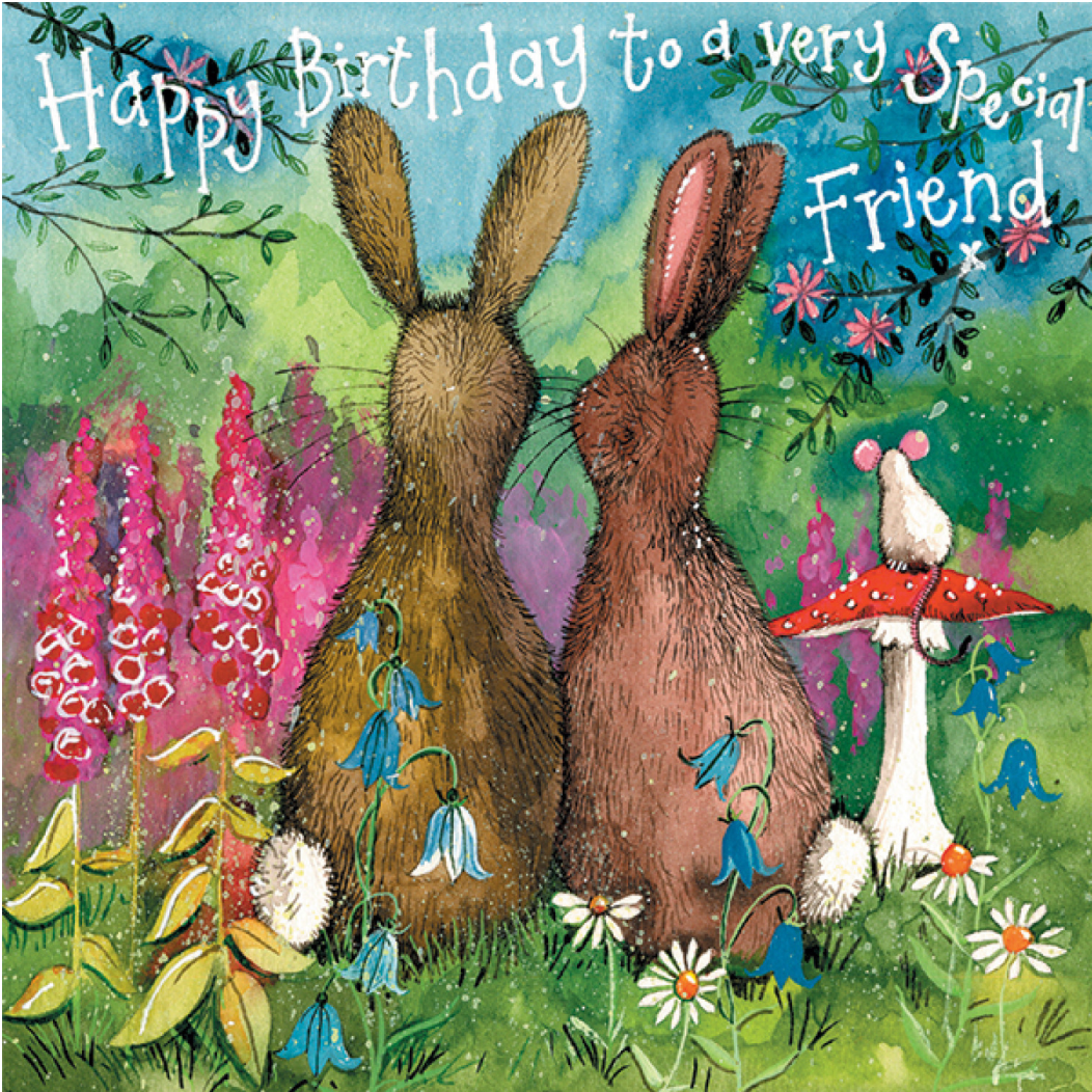 Forest Friends Square Special Friend Card