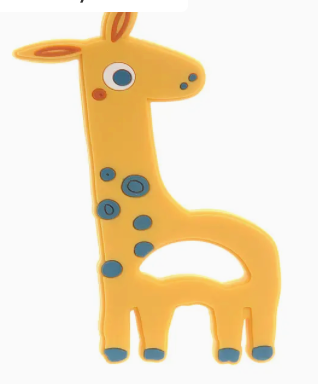 giraffe teether silicone