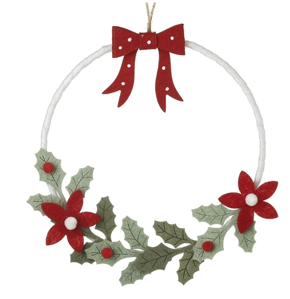 felt ring garland small