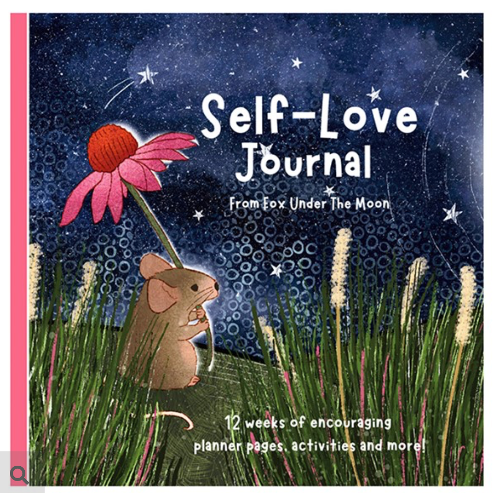 Fox under the moon self love journal