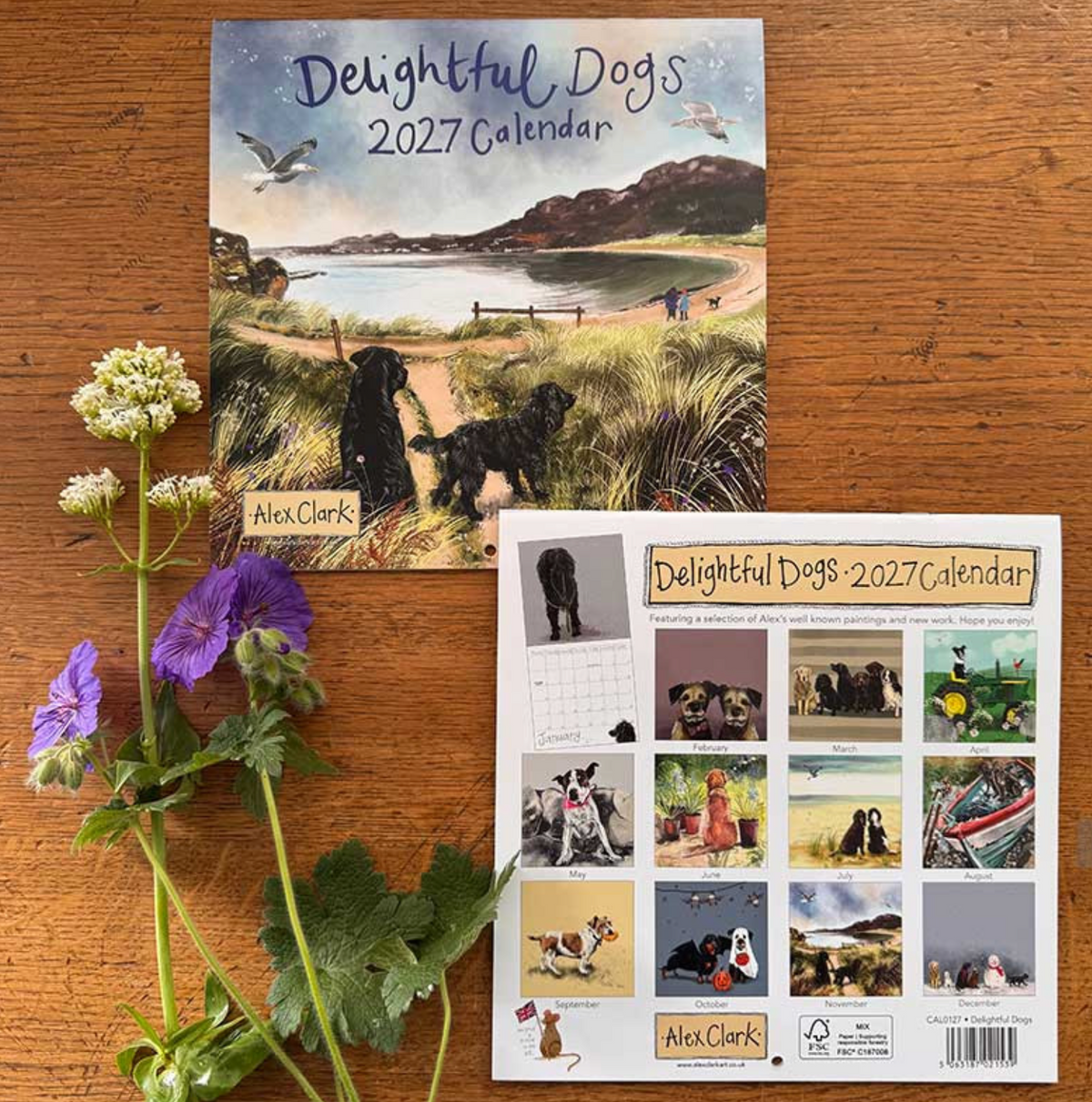 Delightful dogs calendar 2027