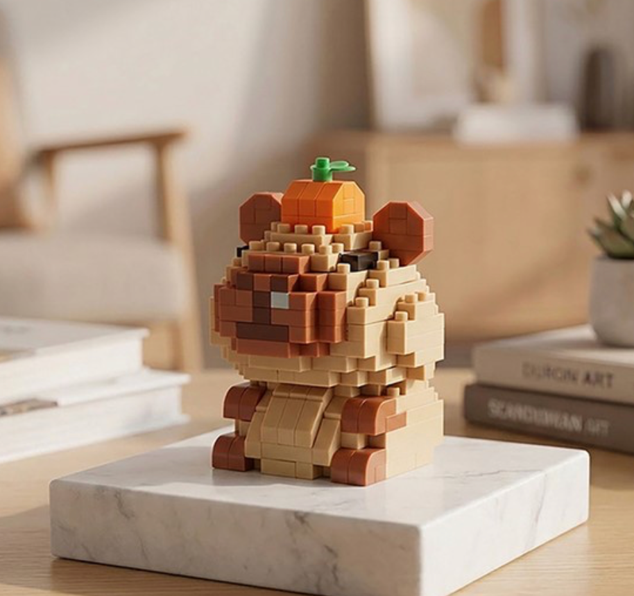 Mini brick capybara