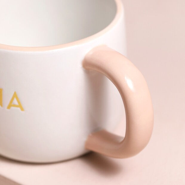 Ceramic Orange Heart NANA Mug