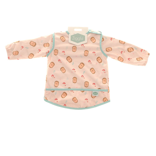 Coverall Feeding Bib Hedgehog