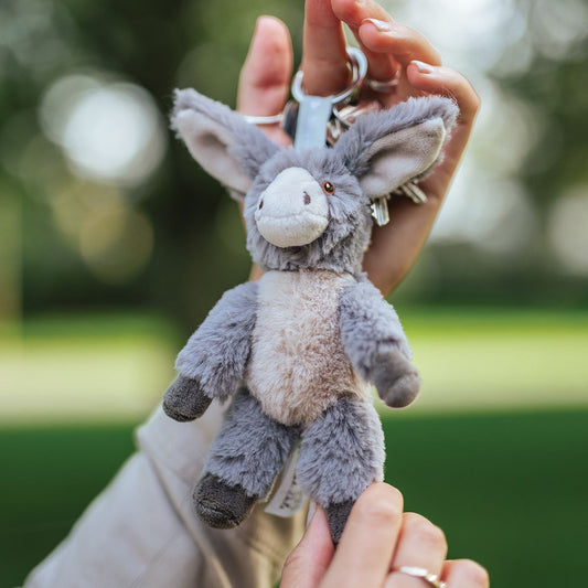 'JACK' DONKEY PLUSH CHARACTER KEYRING image 0