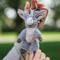 'JACK' DONKEY PLUSH CHARACTER KEYRING image 0