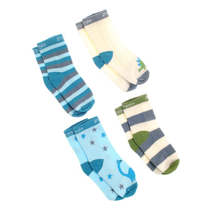 Dinosaur Boxed Sock Set 6-12 Months