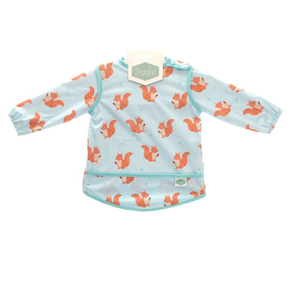 Coverall Feeding Bib Squirrels