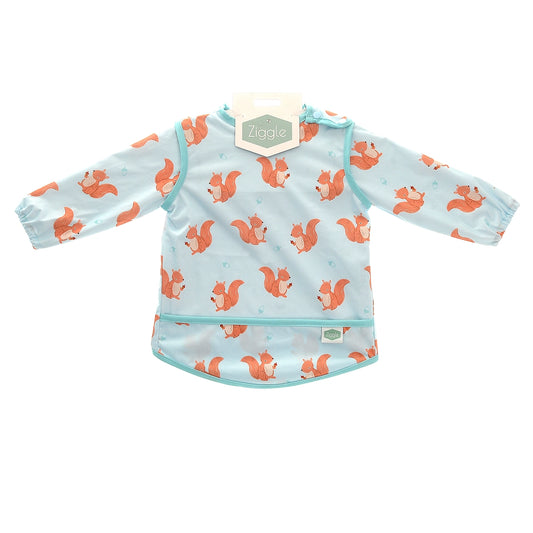 Coverall Feeding Bib Squirrels