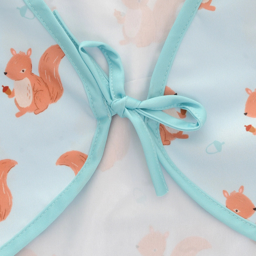 Coverall Feeding Bib Squirrels