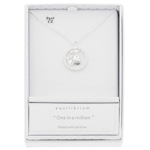 Natures Words Silver Plated Necklace One In A Million