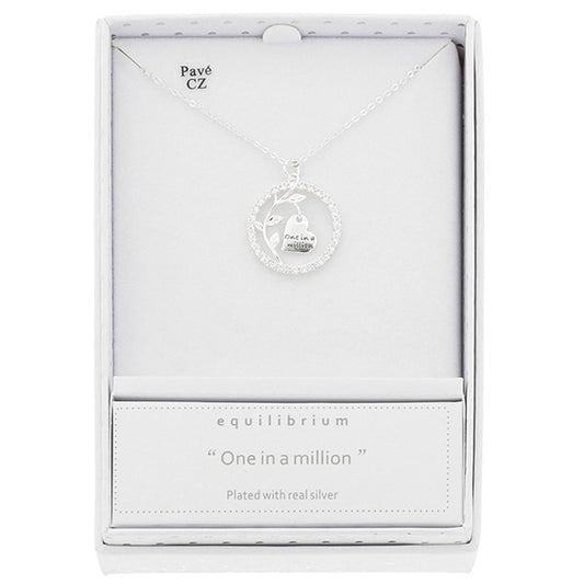 Natures Words Silver Plated Necklace One In A Million