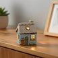 Village Pottery Blue Garden Thatch Tealight