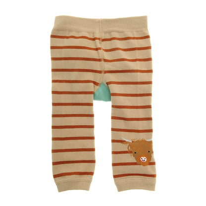 Highland Cow Leggings & Socks Set 6-12 Months