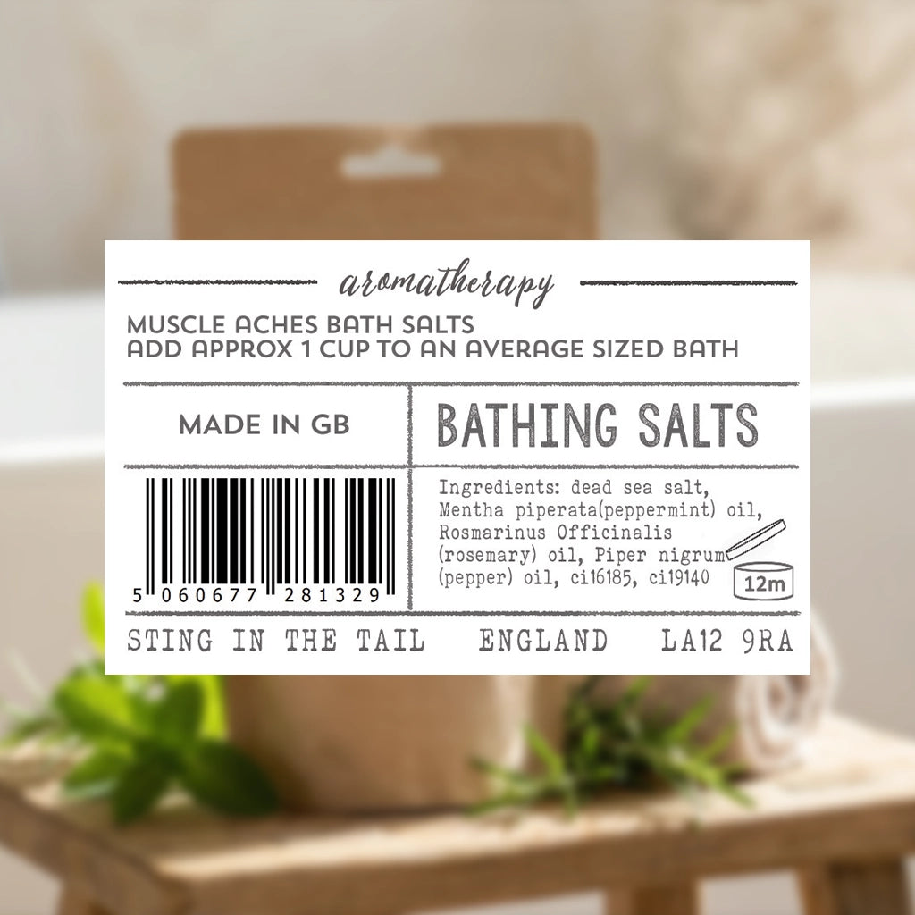 Aromatherapy - 300g Muscle Ache Bath Salts