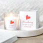 You Light Up My Life Strawberry Valentine's Day Candle image 0