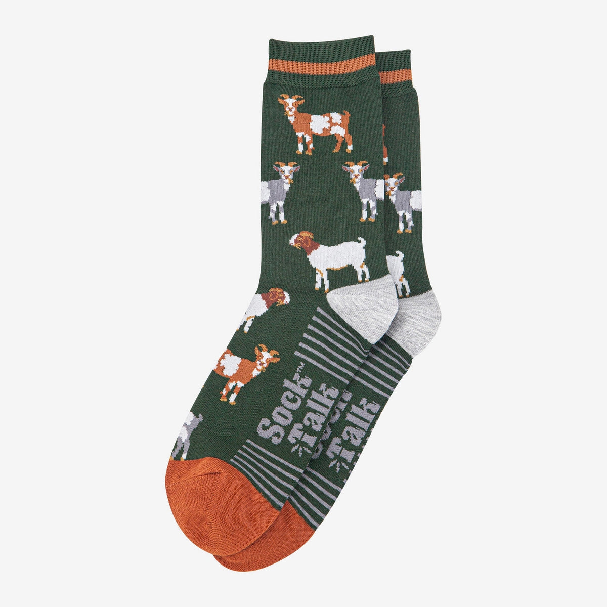 Men's Bamboo Socks - Khaki/Tan, Goats