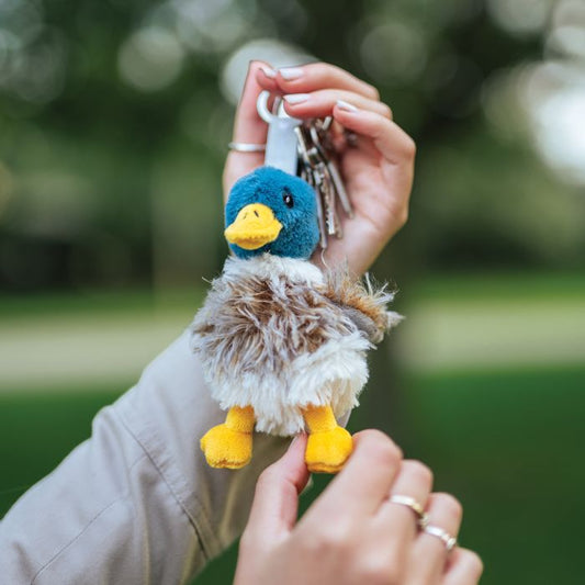 'WEBSTER' DUCK PLUSH CHARACTER KEYRING image 0