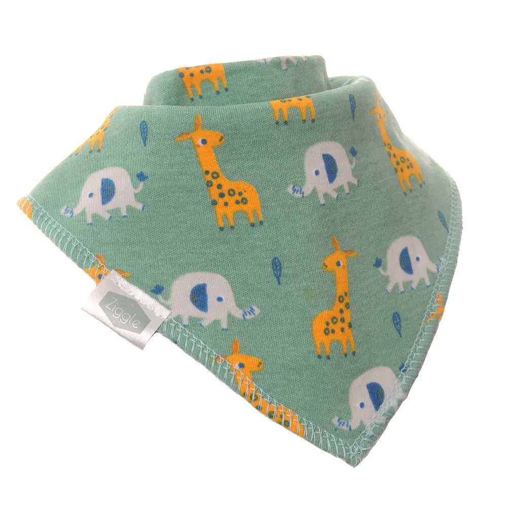 Giraffe & Elephant Bib