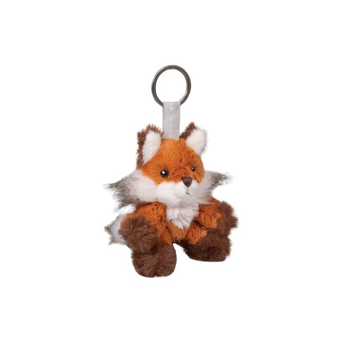 'AUTUMN' FOX PLUSH CHARACTER KEYRING image 1