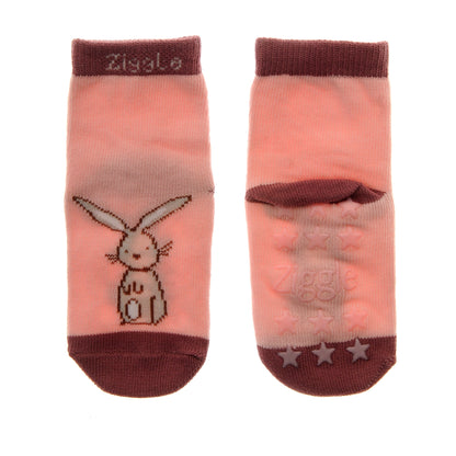 Bunnies Pink Leggings & Sock Set 0-6 Months