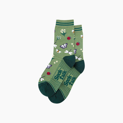 Garden Ladybird & Butterfly Bamboo Socks