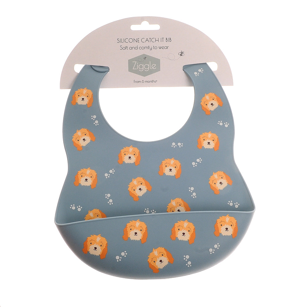 Catch It Silicone Bib Cockapoo