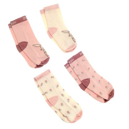 Bunnies Boxed Sock Set 6-12 Months
