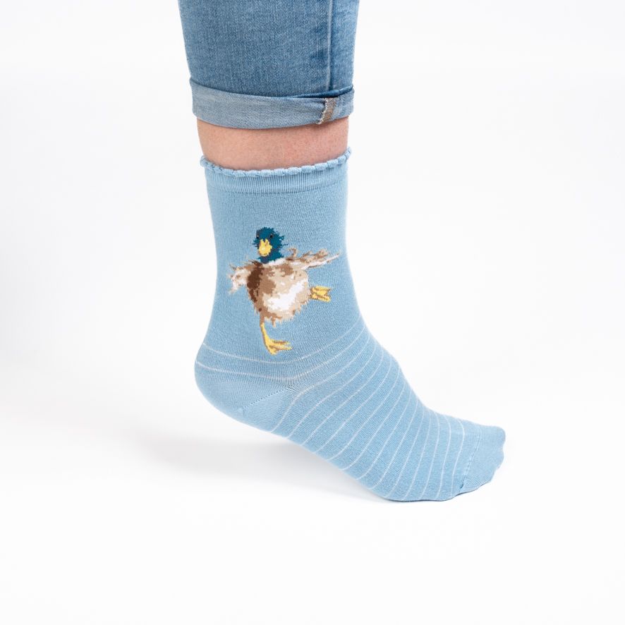 'A WADDLE AND A QUACK' SOCKS image 1