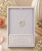 Daisy Chain Two Tone Daisy Circle Necklace