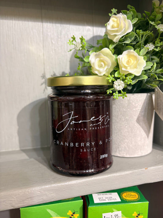 Jones & Co Cranberry & Port Sauce