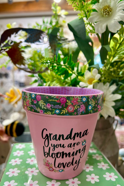 Grandma You Are Blooming Planter