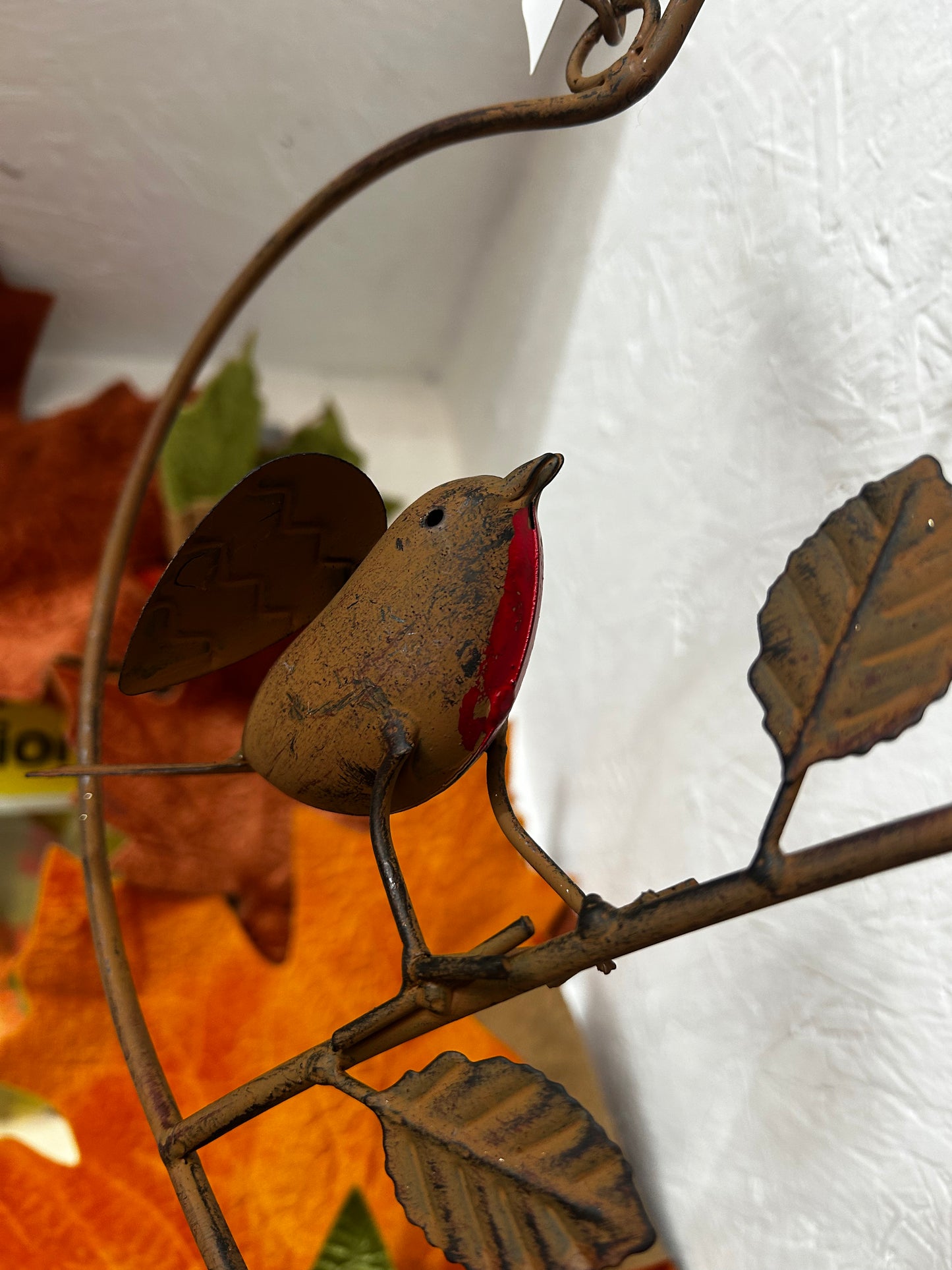 Rustic Robin Heart