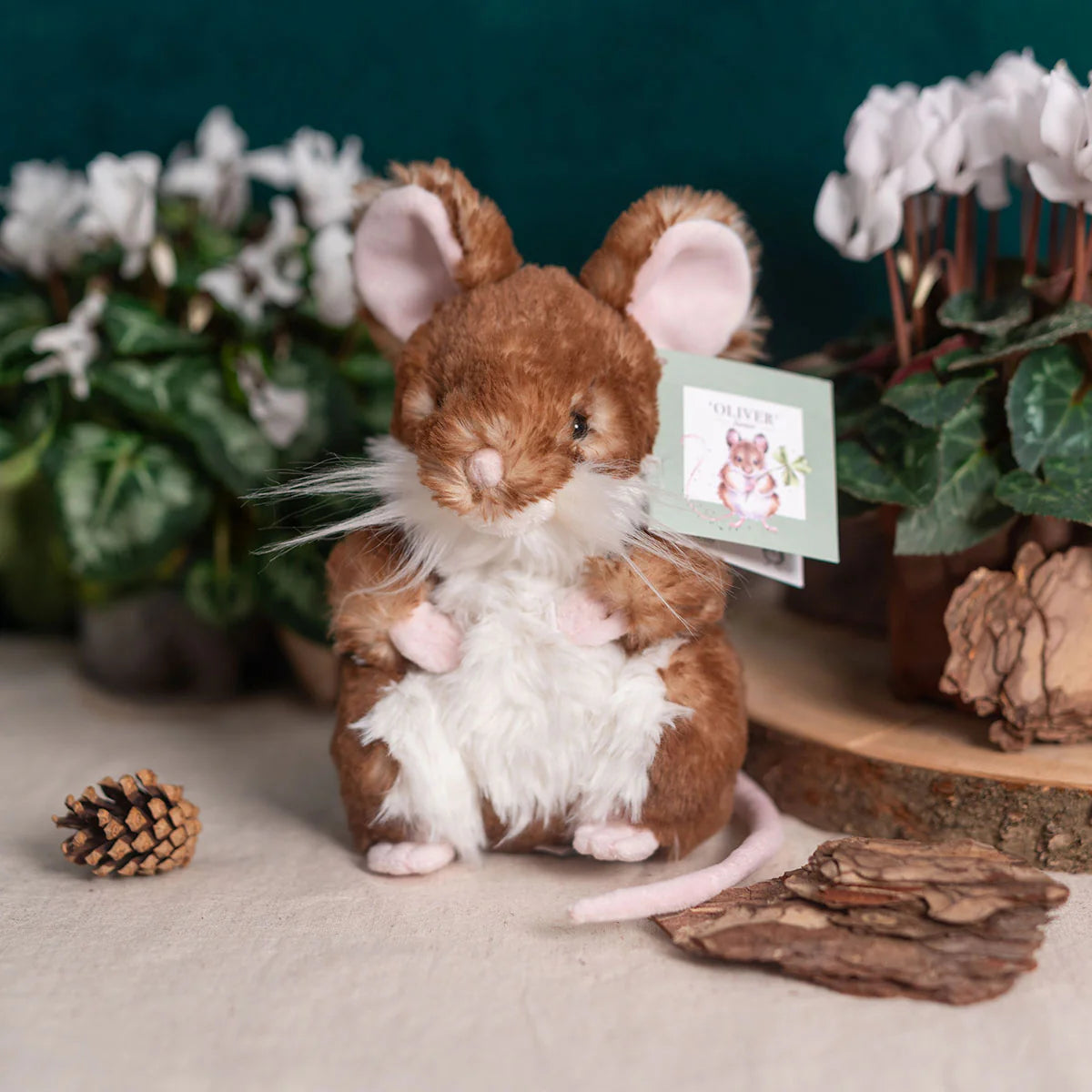Wrendale Mouse Medium Plush Oliver