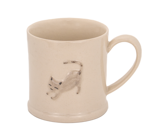 Cat embrossed mug