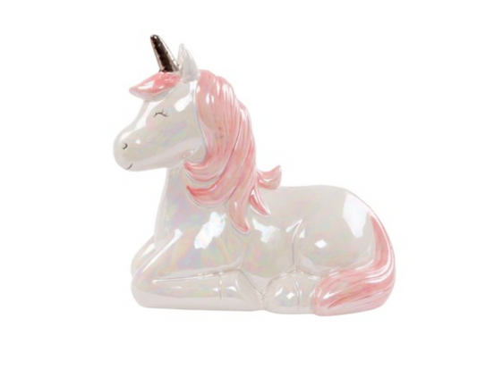 Rainbow unicorn money box