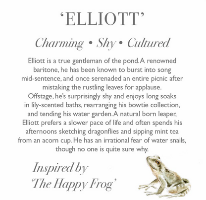 Wrendale Frog Medium Plush Elliott