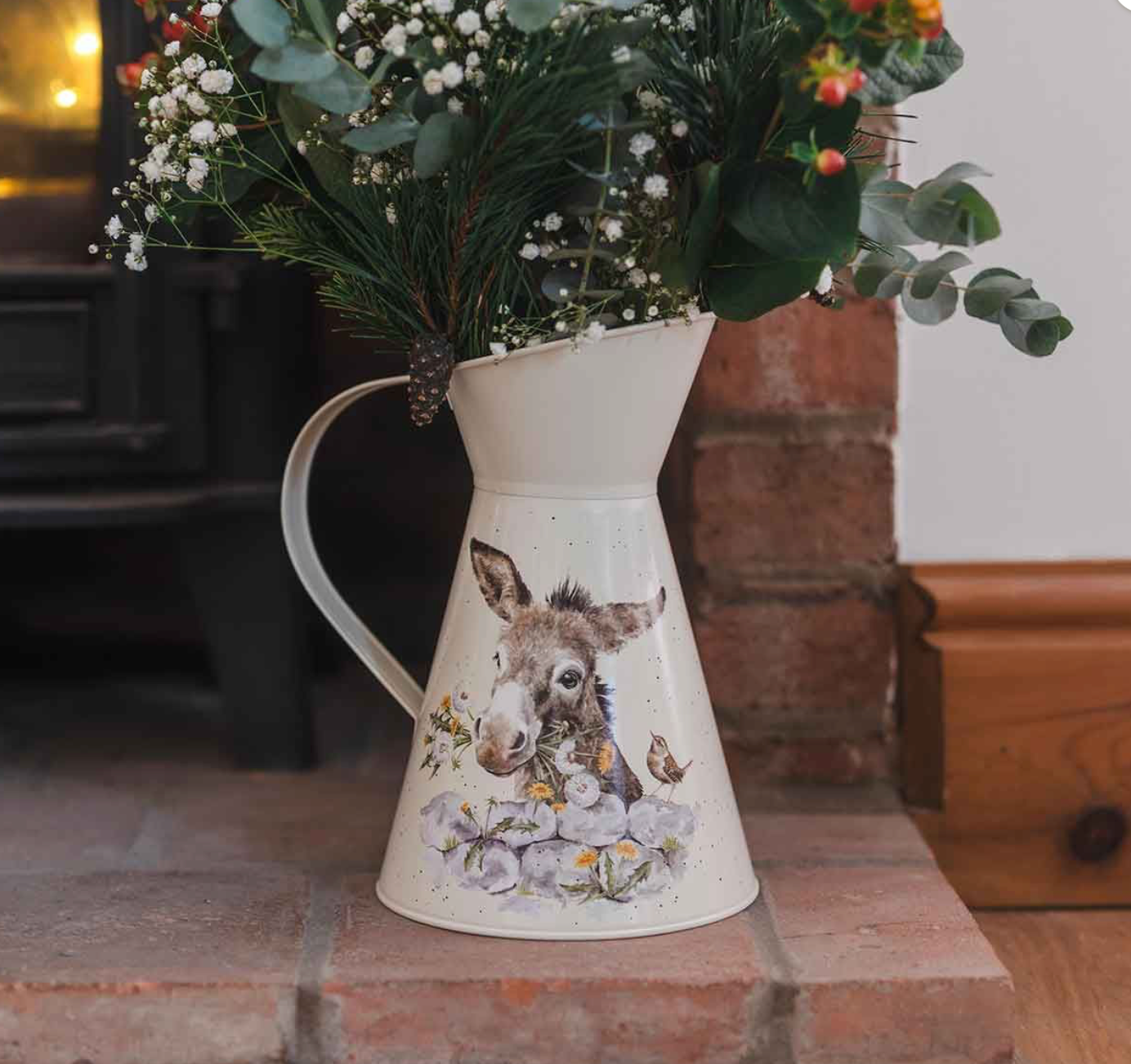 Wrendale Donkey Flower Jug "Fine & Dandy"