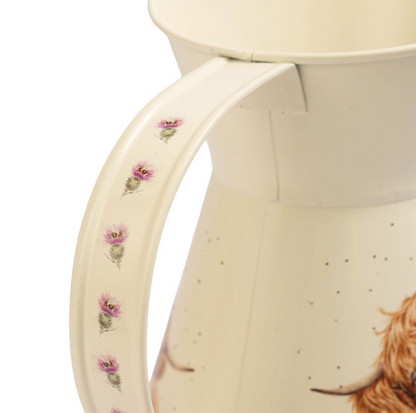 Wrendale Highland Cow Flower Jug Gentle Giants