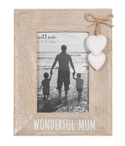 Wonderful Mum Heart Frame
