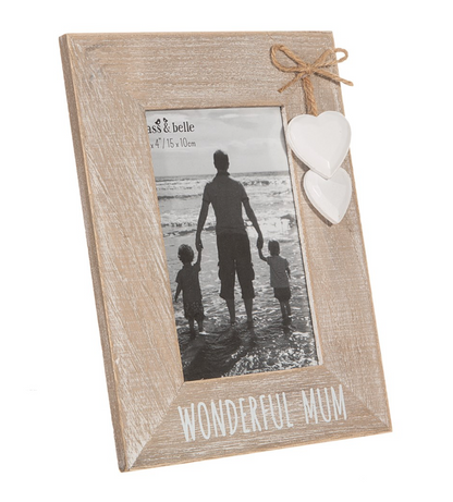 Wonderful Mum Heart Frame