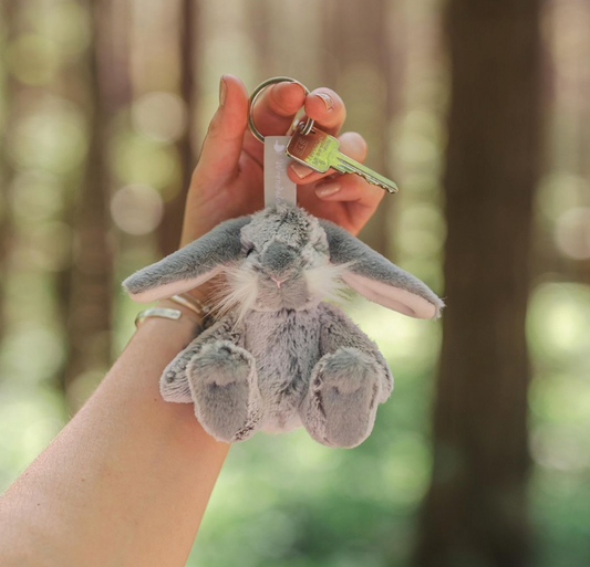 Wrendale Rabbit Plush Keyring Rosie
