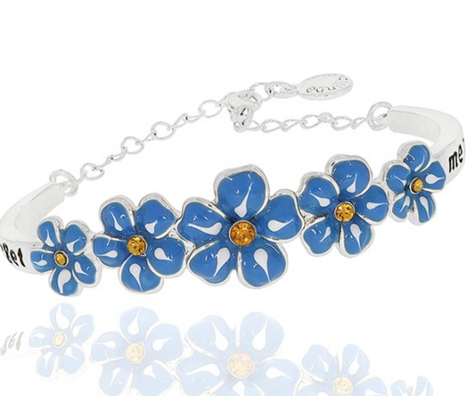 Equilibrium Silver Plated Forget Me Not Pretty